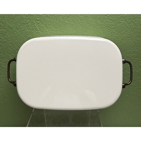 Enamelware Vintage Fruit Design Baking Casserole Pan 16" Thailand - Picture 6 of 10